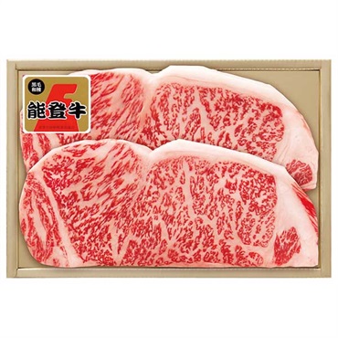 《能登応援》｢肉の匠いとう｣能登牛 サーロインステーキ用(2枚計320g)【冷蔵】