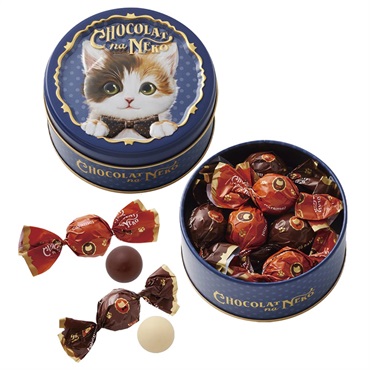 「ショコラな猫 byモロゾフ」ショコラな猫ミニ缶 しっかり者のケイト※お届け日のご指定がない場合は【2/4～14のいずれか】にお届けいたします。