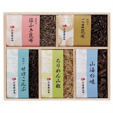 ｢小倉屋山本｣ちりめん山椒昆布詰合せ