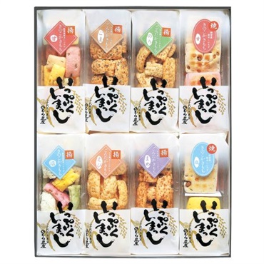 《能登応援》｢のむら農産｣豪華絢爛（かきもち8種類詰合）