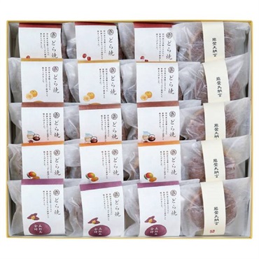 《能登応援》｢御菓子処 美福｣美福のどら焼き 季節の詰合せ20個入