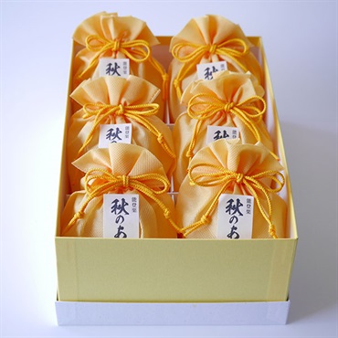 《能登関連》「森八」能登栗 秋のあんみつ 6個入※11/15(土)が最終出荷の予定となります。