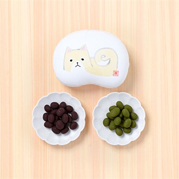 「まめや金澤萬久」かりっとちょこ豆　ビター＆抹茶（豆箱入り）【おまとめ便対象】