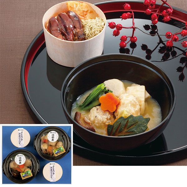 《能登応援》｢加賀屋｣治部煮とわっぱごはん【冷凍】