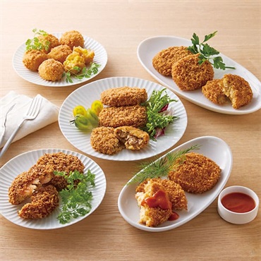 〈兵庫〉｢神戸コロッケ｣海老と帆立のカツ&4種コロッケセット【冷凍】