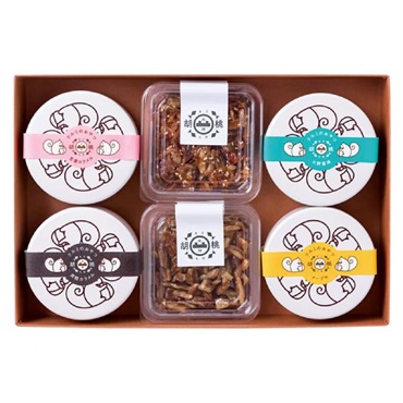 ｢大畑の佃煮｣クルミのおやつとくるみの釜炊き詰合せ