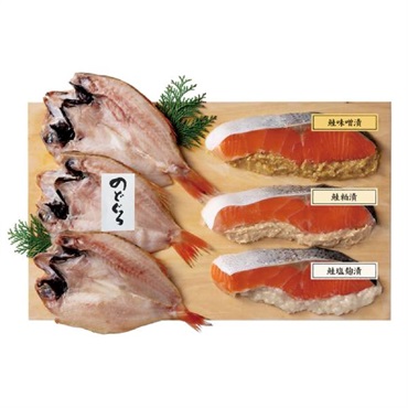 ｢味の十字屋｣のどぐろ一夜干・味百鮮詰合せ【冷凍】