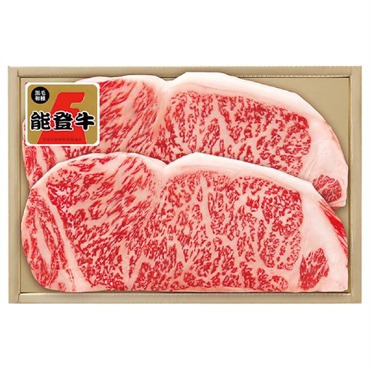 《能登応援》｢肉の匠いとう｣能登牛サーロインステーキ用(2枚計320g)【冷蔵】