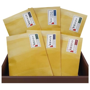 ｢坪川昆布｣各種昆布詰合せ