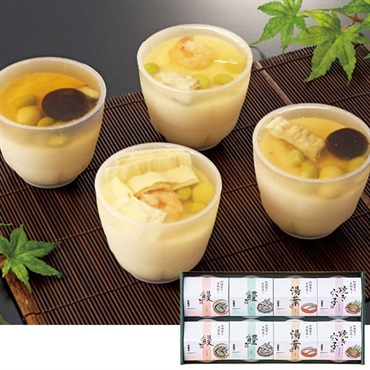 〈京都〉｢京料理 美濃吉｣冷やし茶碗蒸し詰合せ【冷蔵】※離島にはお届け出来ません。