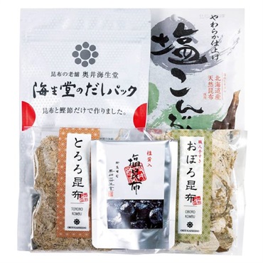 ｢奥井海生堂｣昆布詰合せ