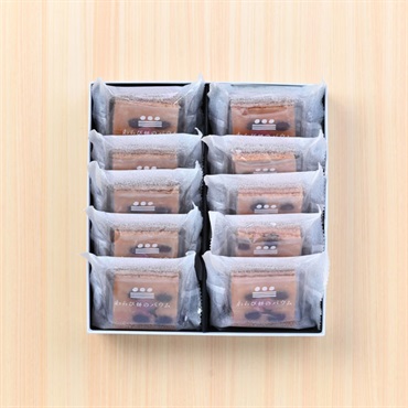 《能登応援》「まめや金澤萬久」わらび餅のバウム10個入(桜)【おまとめ便対象】