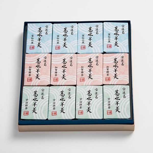 「森八」葛水羊羹12個入り【おまとめ便対象】