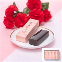 「森八」小型羊羹 粋 母の日（黒羊羹）5本入【おまとめ便対象】