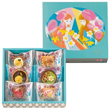 「niwaniwa」フラワーベッド/アソート(6個入)※お届け日のご指定がない場合は【2/5～14のいずれか】にお届けいたします。