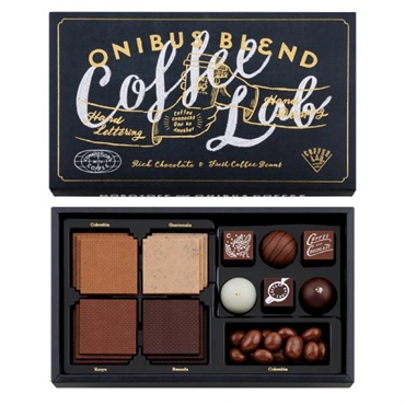 「コーヒーラボ」オニバスブレンド（チョコレート18個入）＋（オニバスビーンズ18g）※お届け日のご指定がない場合は【2/5～14のいずれか】にお届けいたします。