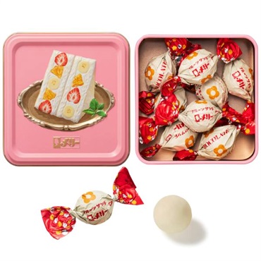「メリーチョコレート　はじけるキャンディチョコレート。」フルーツサンド缶※お届け日のご指定がない場合は【2/5～14のいずれか】にお届けいたします。