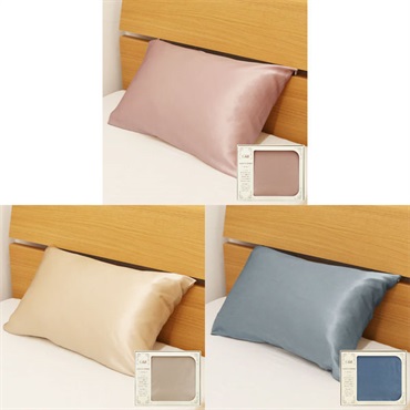 「昭和西川」〈スヤラボ〉シルクピローケース