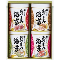 ｢山本海苔店｣　おつまみ海苔4缶詰合せ