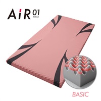 「西川」〈Air〉「エアー01」マットレス/BASIC【カラー：ピンク】